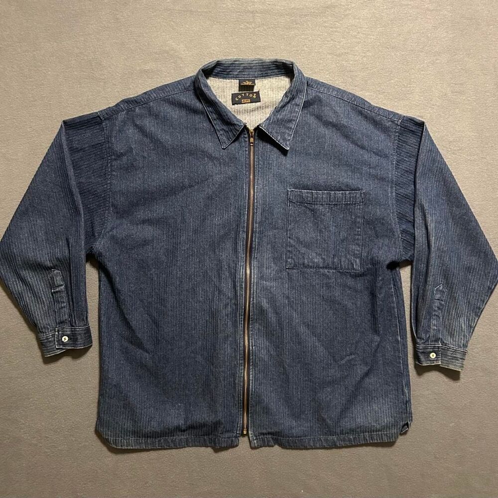 Unbranded Men's Blue and Navy Jacket